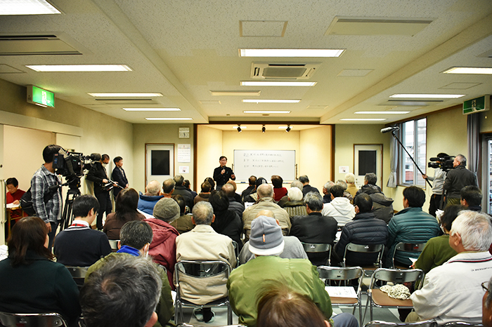 「南区液状化復興対協議会勉強会」の様子